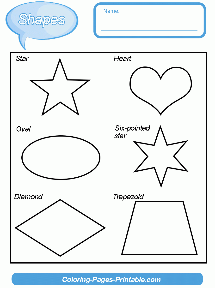 Kindergarten Coloring Worksheets Pdf