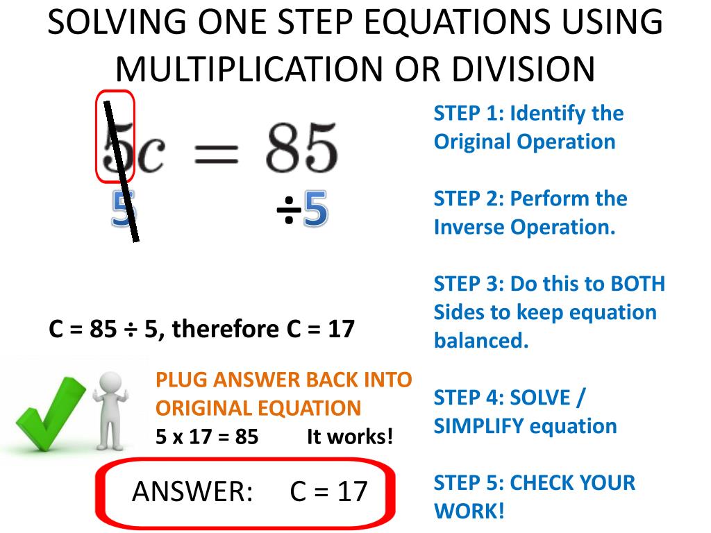2 Step Division Equations
