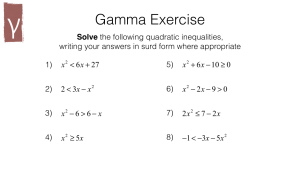 Algebra 2 Quadratic Inequalities Worksheet Algebra Worksheets Free