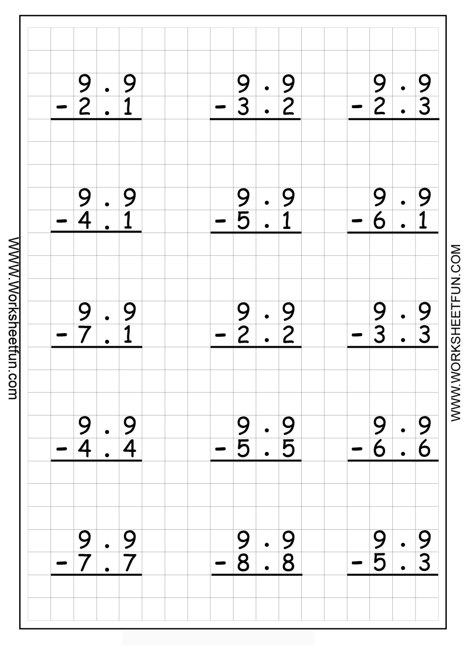 Addition And Subtraction With Regrouping Worksheets For Grade 1
