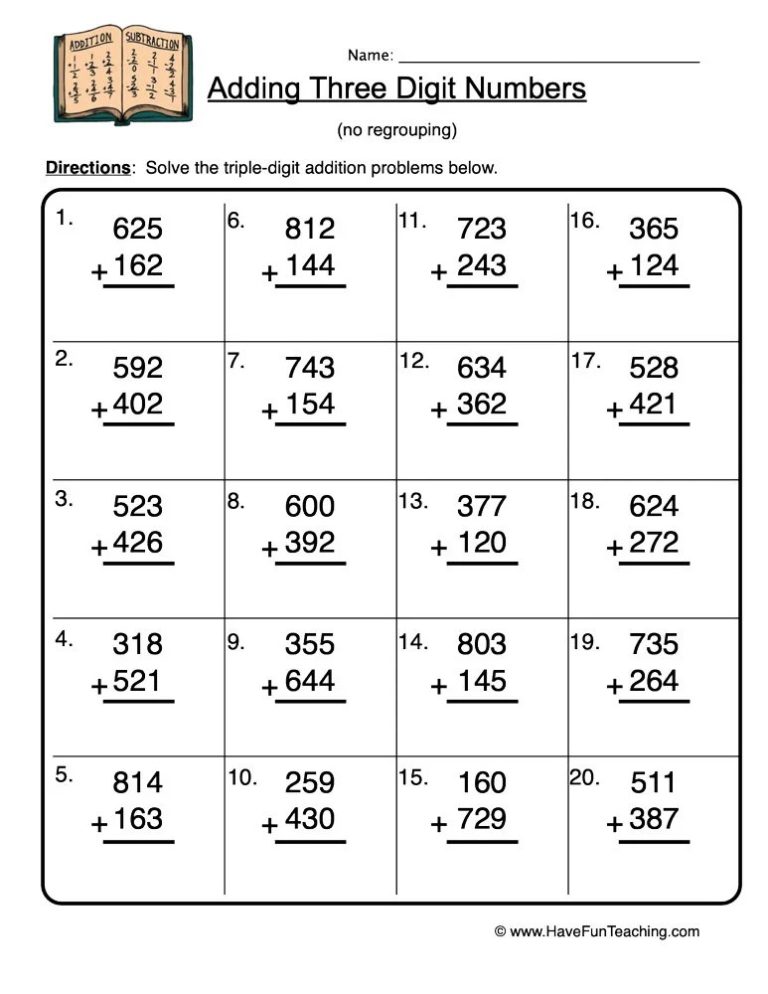 Worksheets Addition With And Without Regrouping