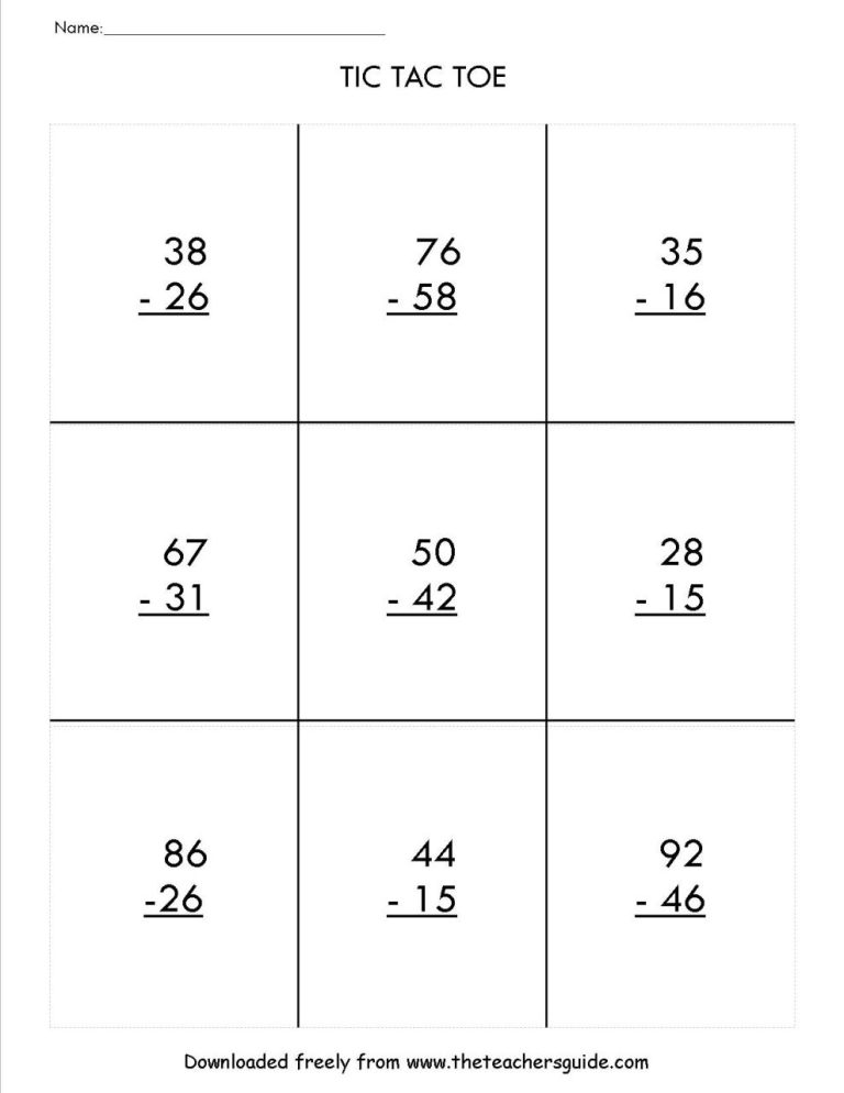 Timed Math Addition Worksheets 1St Grade