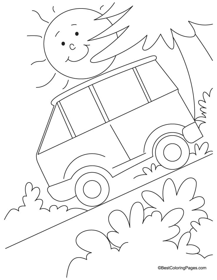 Slope Coloring Page