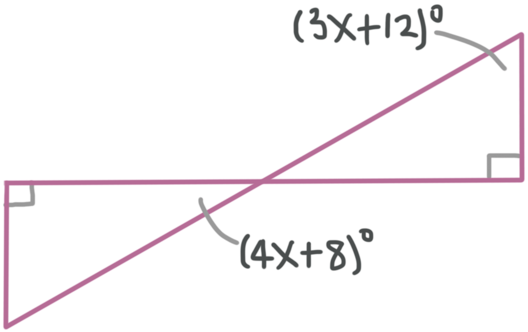 How To Solve Vertical Angles With Two Different Variables