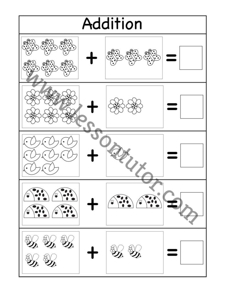 Addition And Subtraction Within 20 Worksheets Grade 1
