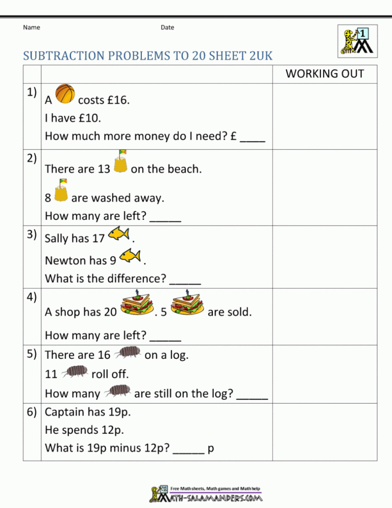 Addition And Subtraction Word Problems Worksheets For Grade 2 Pdf