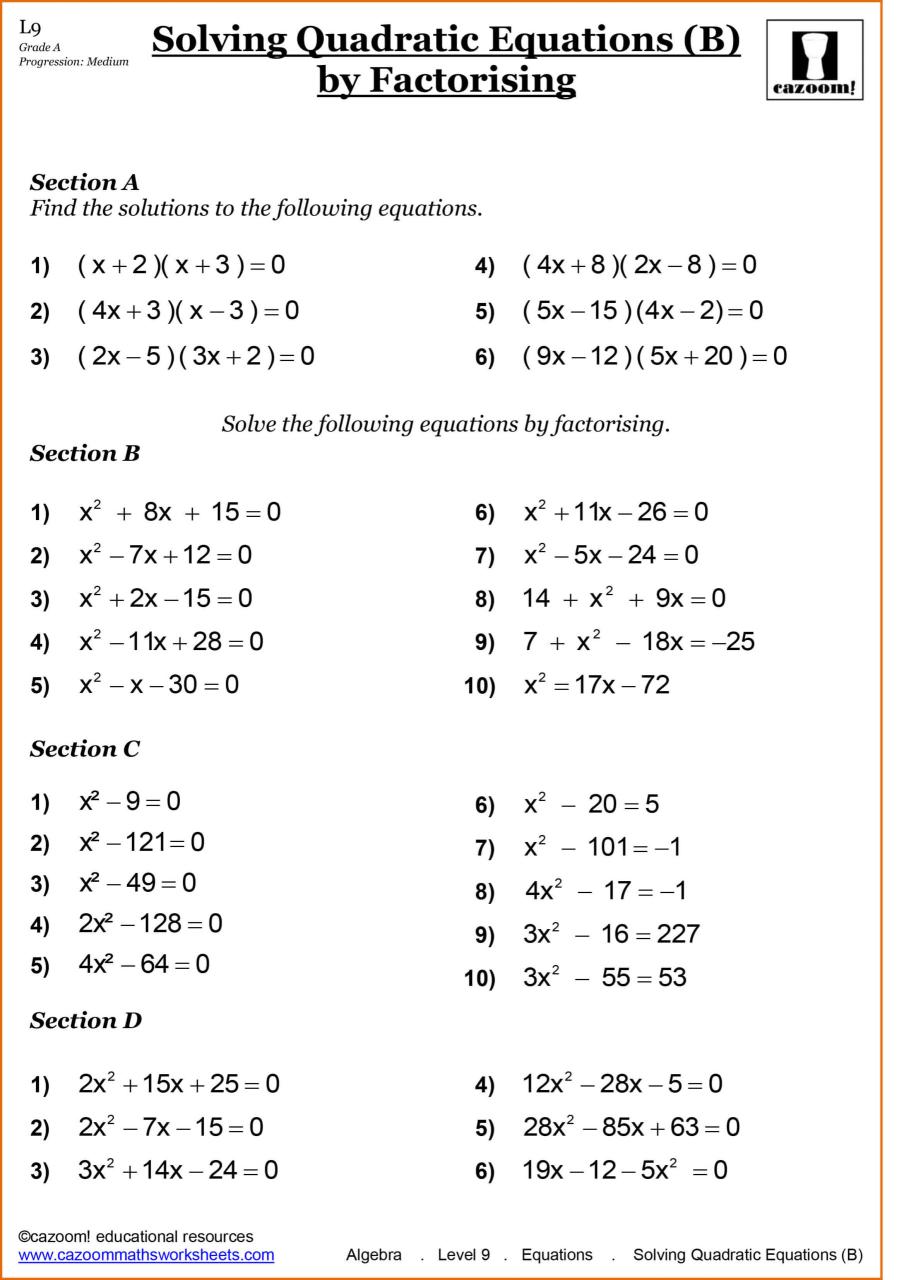 Pre Algebra Worksheets With Answers Pdf Algebra Worksheets Free Download