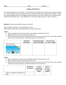Forces And Motion Simulation Lab Answer Key Online Phet Lab