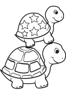 Free & Easy To Print Turtle Coloring Pages Turtle coloring pages