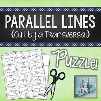 Parallel Lines And Transversals Worksheet Answers All Things Algebra