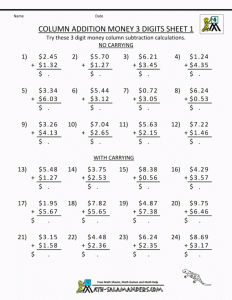 031 Addition Worksheets 4Th Grade Fourthaths Printable —