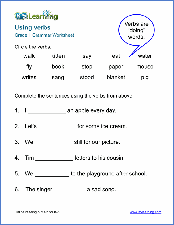 Identifying Nouns Worksheet For Grade 2