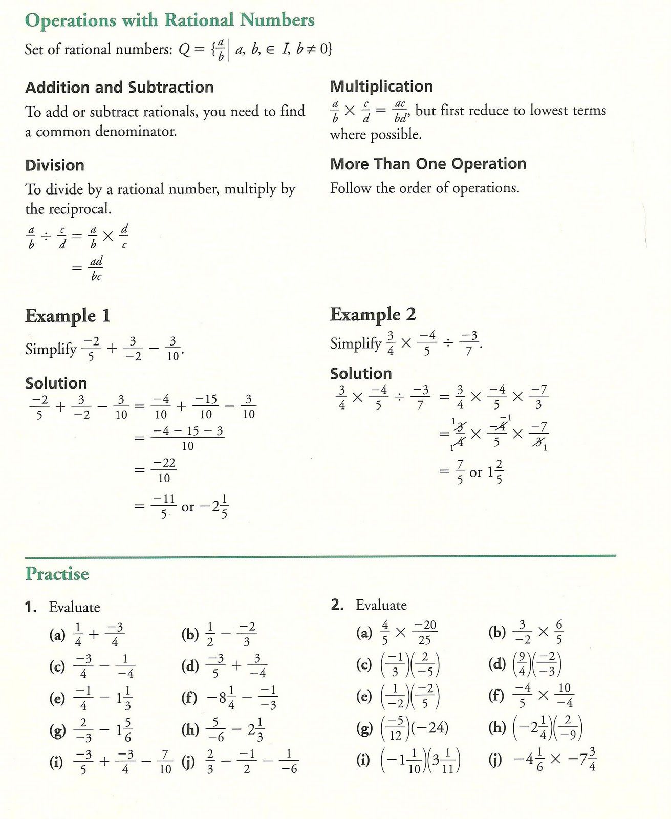 Grade 10 10th Grade Math Worksheets With Answers