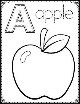 Color Alphabet Worksheets Preschool