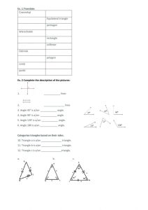 Polygons quiz worksheet