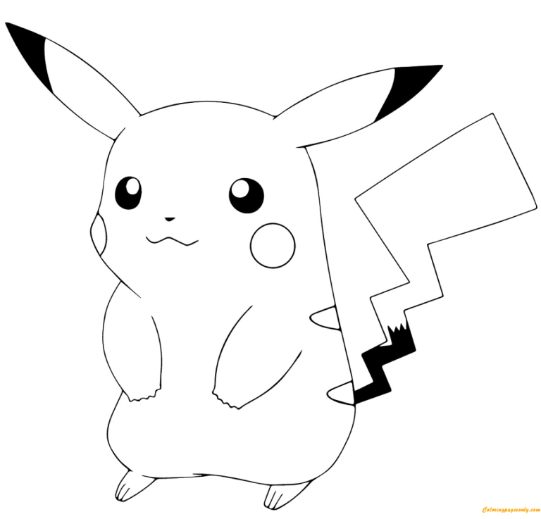 Pikachu Coloring Pages That You Can Print