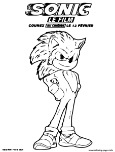 Art Sonic The Hedgehog Movie Coloring Pages 118 unique images of the