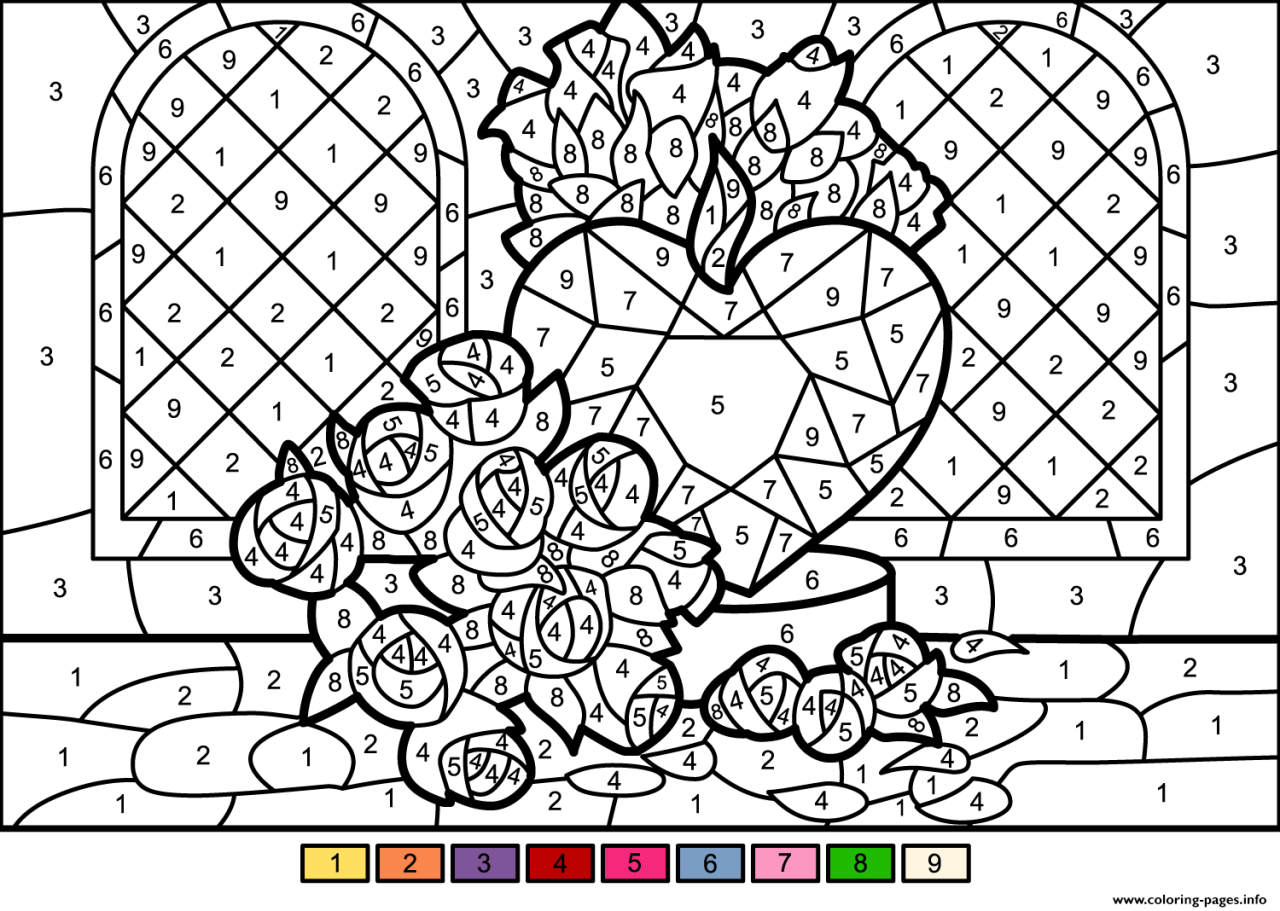 Numbers Coloring Sheet