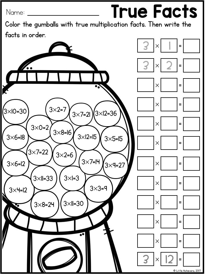 This Growing Bundle of multiplication tables from 2 to 12 is designed