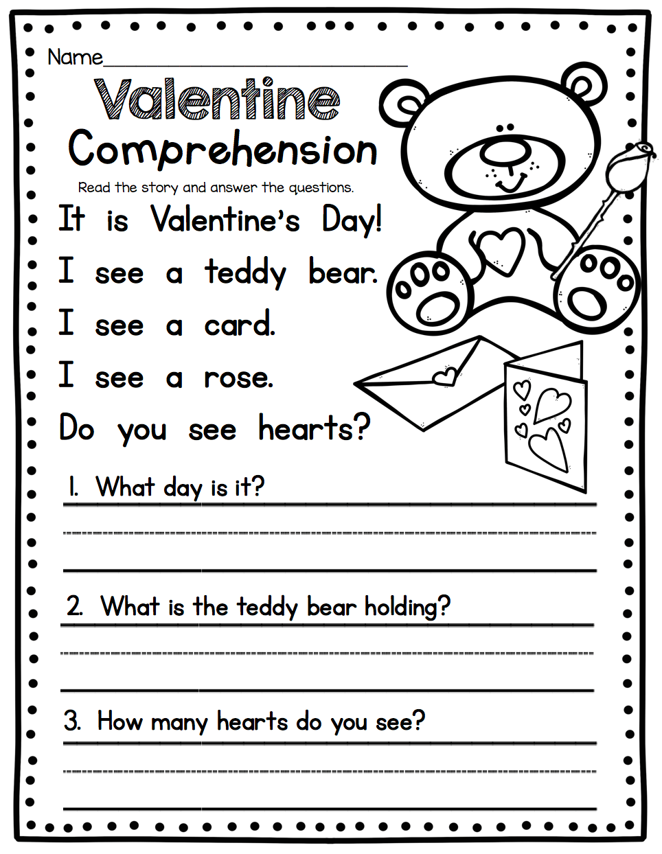Fun Worksheets For 1St Grade Reading