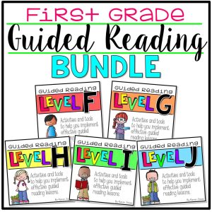 1st Grade Guided Reading Curriculum Bundle {Levels FJ} Mrs Jones's Class