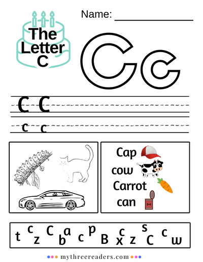 Preschooler Letter C Worksheets Pdf