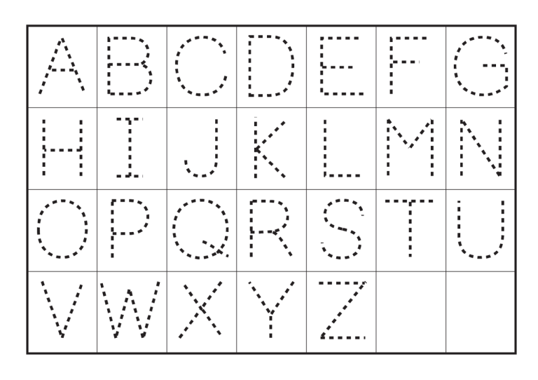 Alphabet Tracing Worksheets Free