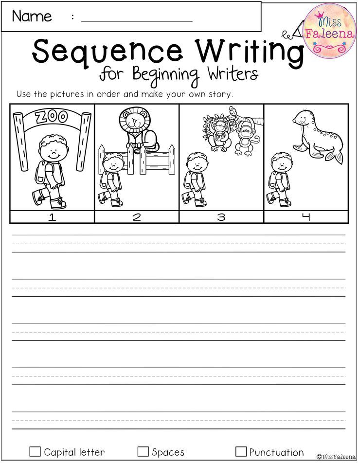 Story Writing Worksheets For Kids