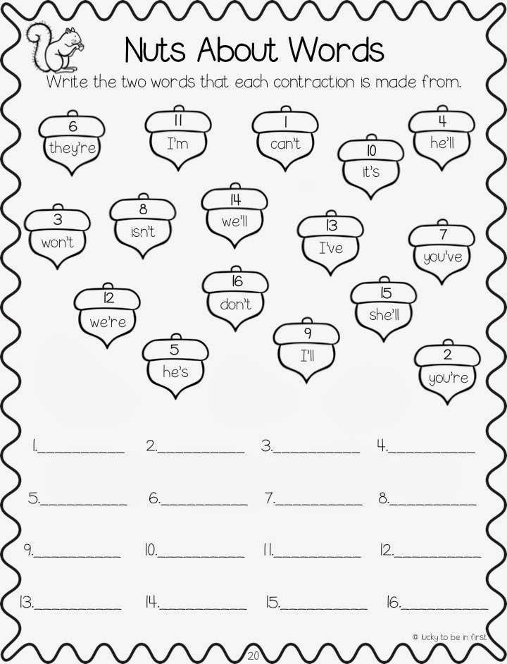 2nd Grade Worksheet Category Page 6