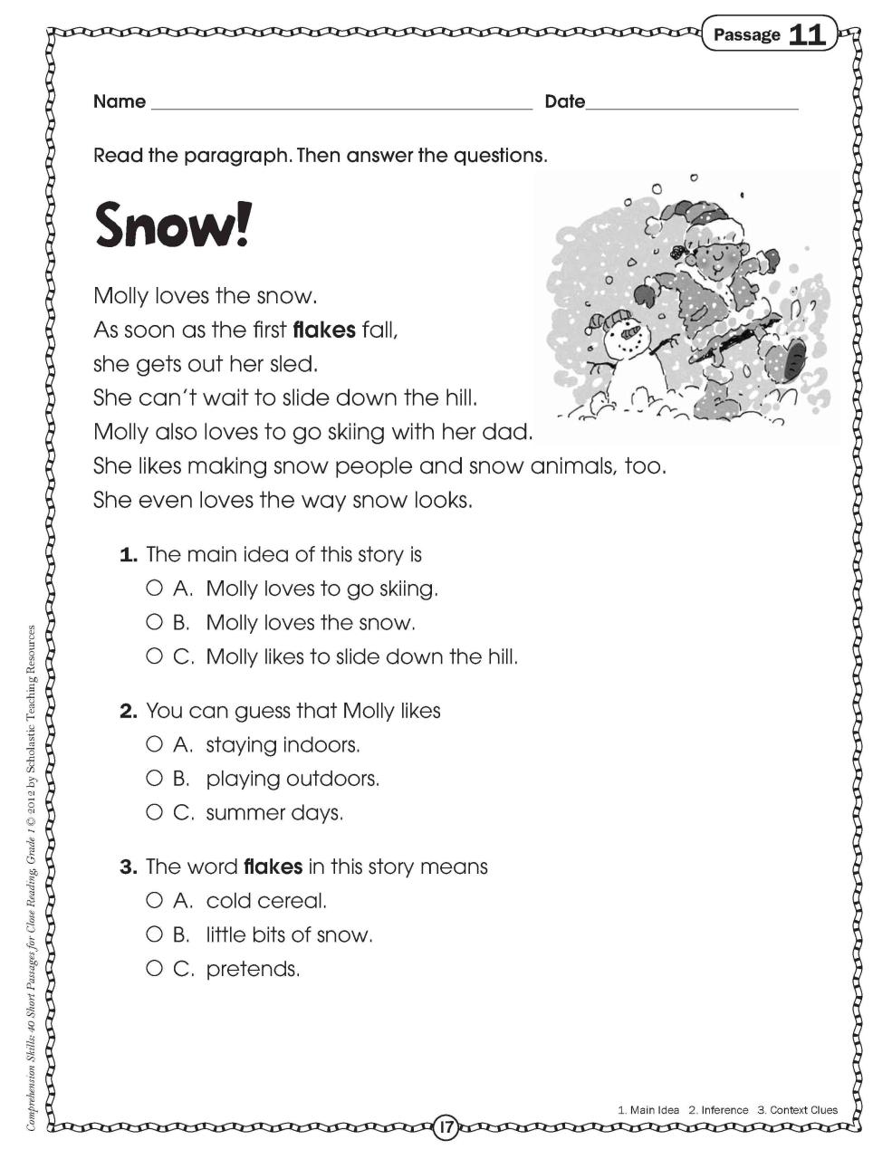 17 Best Images of Close Reading Worksheets Free Elementary Reading