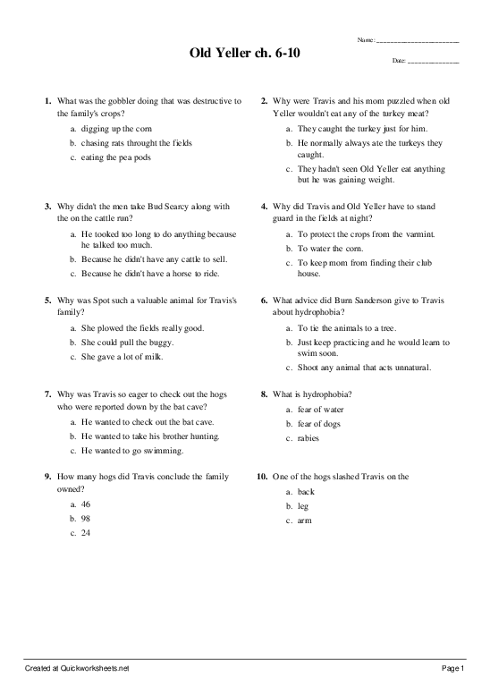 Run On Sentences Multiple Choice Quiz