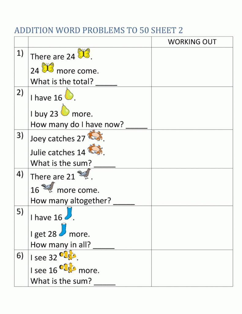 Mixed Addition And Subtraction Word Problems Within 20