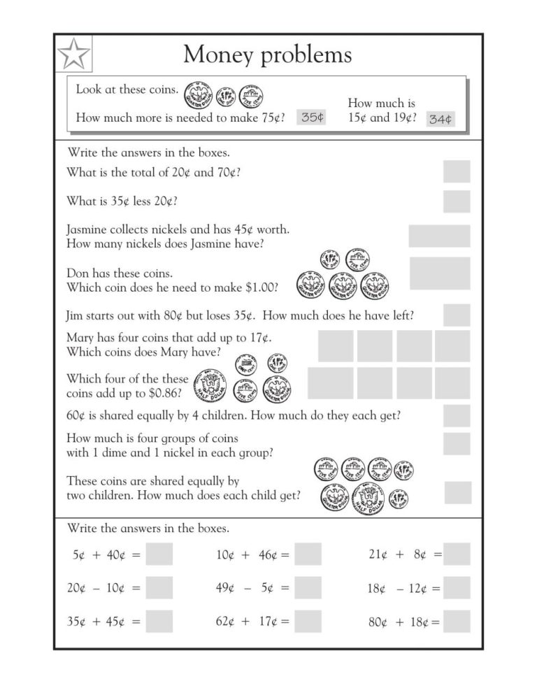 Multiplication Worksheets Grade 3 Word Problems