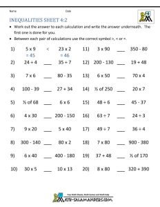 Least Common Multiple Worksheet 6th Grade Times Tables Worksheets