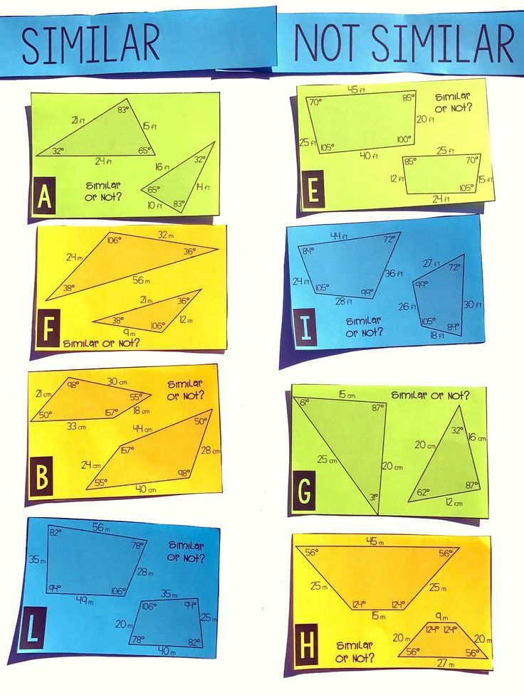 Geometry Answer Key Similar Triangles Worksheet Grade 10