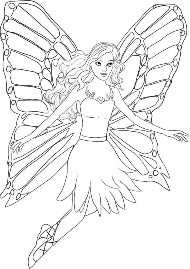 Fairy Coloring Pages To Print