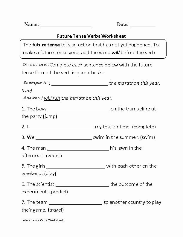 Irregular Verbs Worksheet 2nd Grade