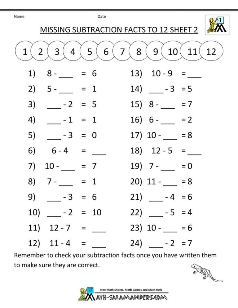 Year 4 Maths Worksheets Printable Nz