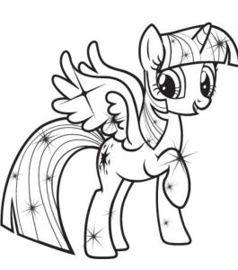 Twilight Sparkle coloring page my little pony Pinterest