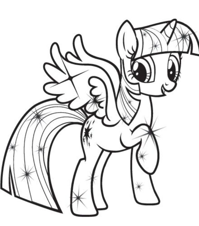 My Little Pony Coloring Pages Twilight Sparkle
