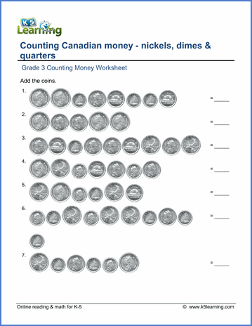 Counting Money Worksheets Pdf