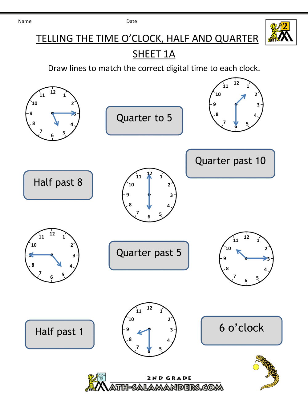 Clock Math Worksheets 4th Grade