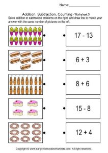 Grade 1 Maths Printable Worksheets South Africa Learning How to Read