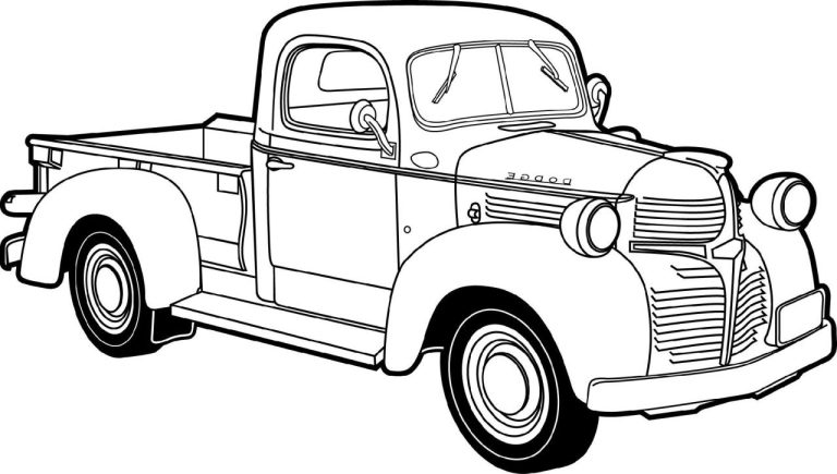 Truck Coloring Pages Free Printable