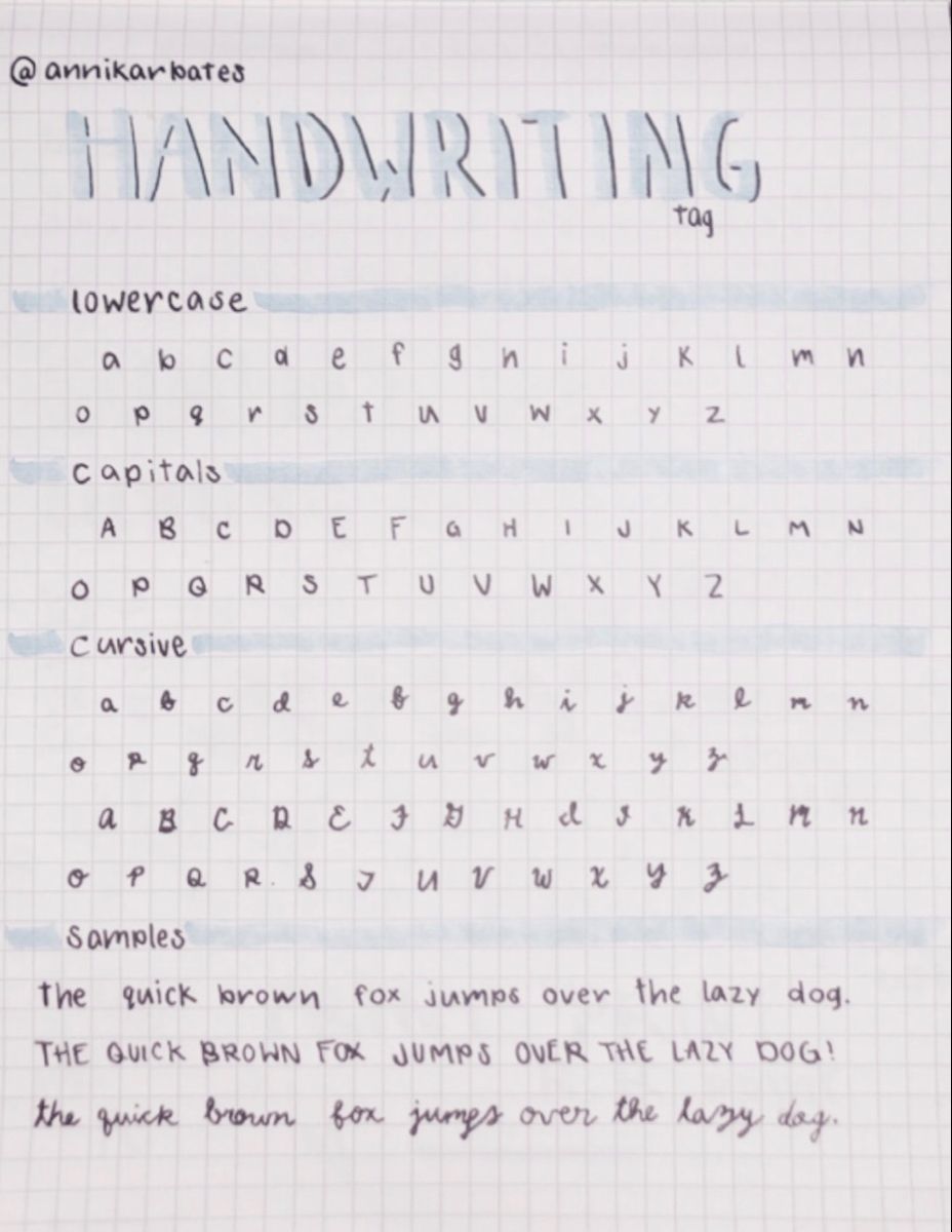 Aesthetic Handwriting Alphabet Sheets