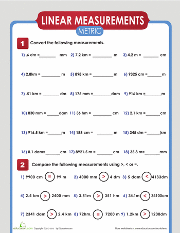 Metric Conversion Word Problems Worksheet With Answers Pdf