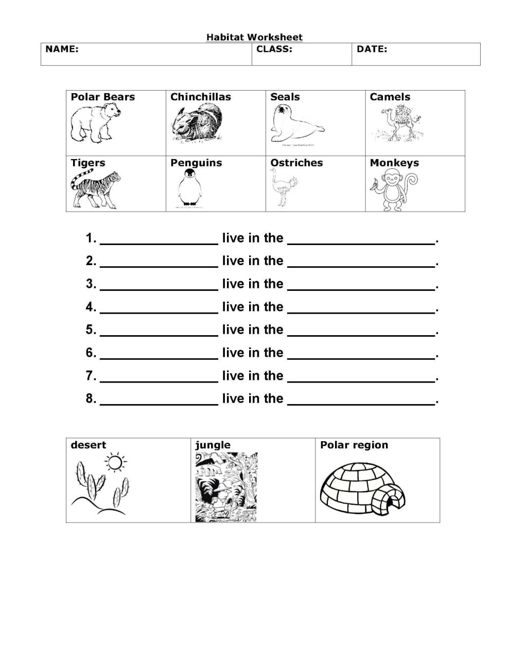 Science Worksheets For Kids Grade 1