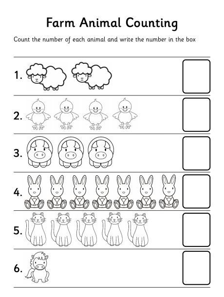 Number Worksheets For Kids Kindergarten