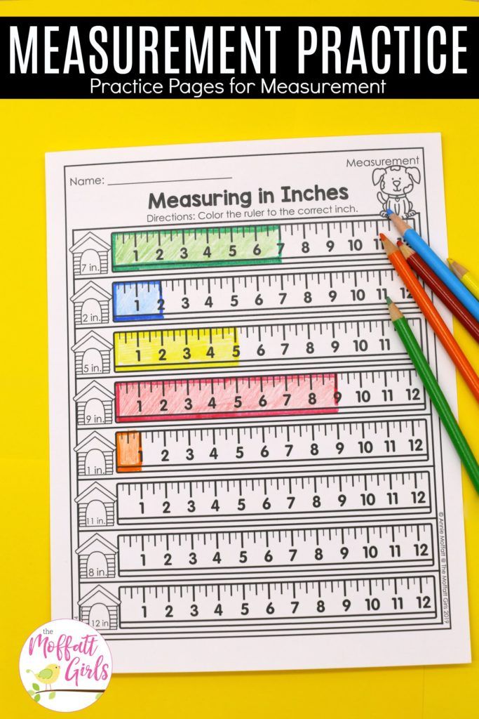 Second Grade Math Worksheets Measurements