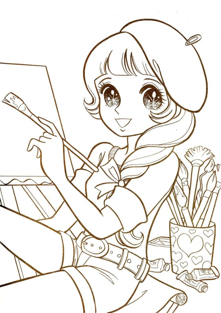 Cool Coloring Pages Anime